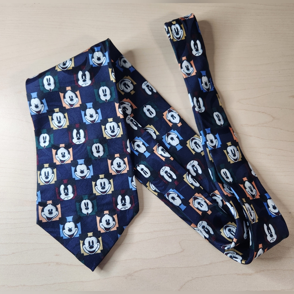 Disney Mickey, Inc. 100% SILK Mickey Mouse Tie